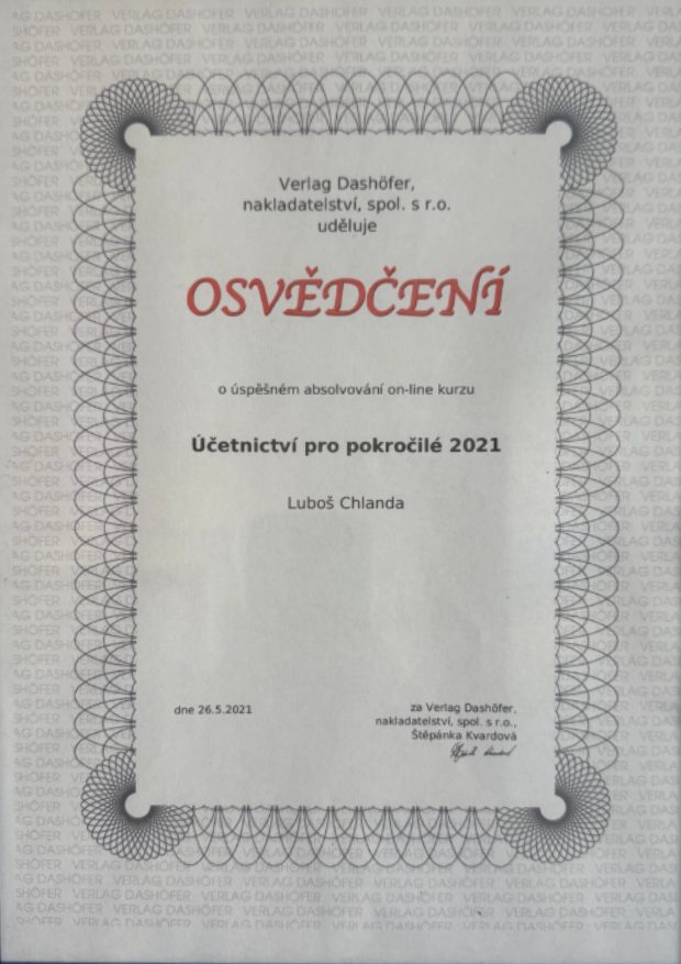 Účetnictví pro pokročilé 2021