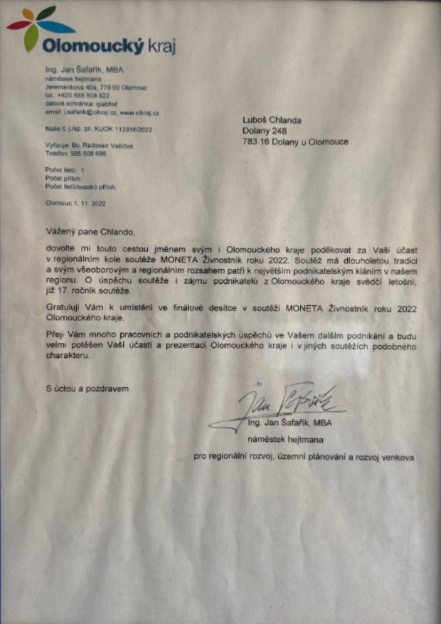 Živnostník roku 2022
